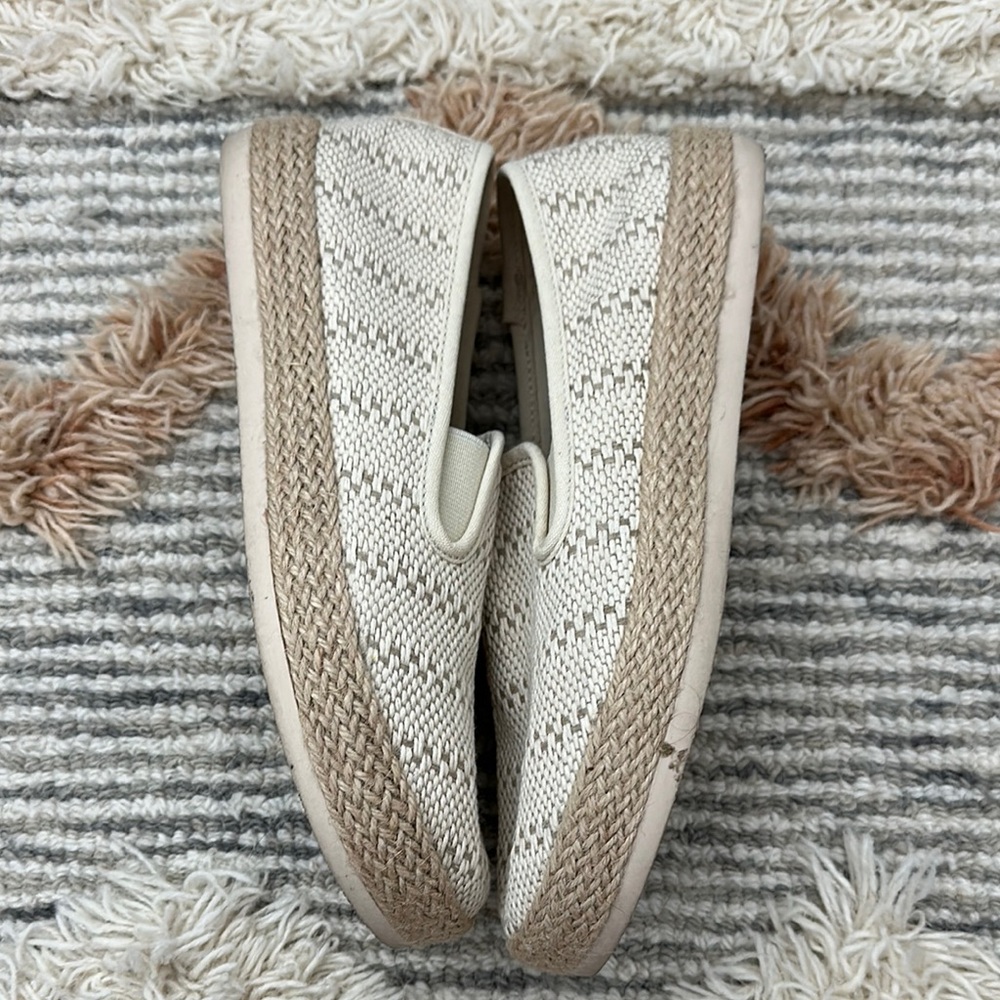 Esprit Beige/Cream Slip-On Espadrilles - Picture 7 of 8
